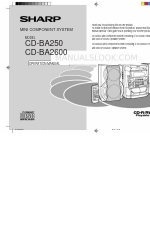 Sharp CD-BA2600 Manual de operação