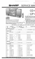 Sharp CD-C401E 서비스 매뉴얼