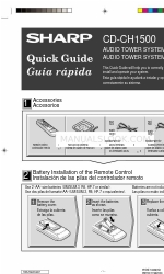 Sharp CD-CH1500 Короткий посібник