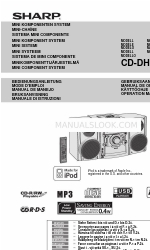 Sharp CD-DH790NH Manual de operação