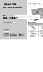 Sharp CD-DK890N Manual de operação