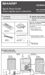 Sharp CD-DK891N Посібник із швидкого старту