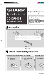 Sharp CD-DP900E Manuel rapide