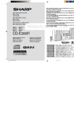 Sharp CD-E200H Operation Manual