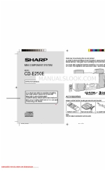 Sharp CD-E250E Operation Manual