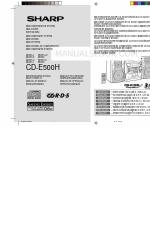 Sharp CD-E500H Operation Manual