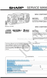 Sharp CD-E600 Instrukcja serwisowa