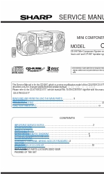 Sharp CD-E67 Service Manual