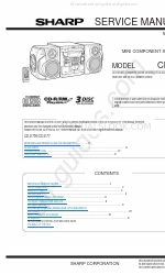 Sharp CD-E67 Manual de servicio