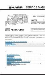 Sharp CD-E99 Instrukcja serwisowa