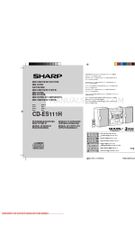 Sharp CD-ES111H Bedieningshandleiding