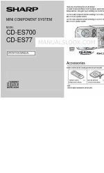 Sharp CD-ES700 Operation Manual