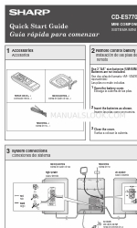 Sharp CD-ES770 Schnellstart-Handbuch