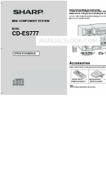 Sharp CD-ES777 Manual de instrucciones