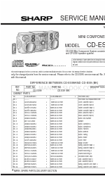 Sharp CD-ES9BK Service Manual