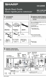 Sharp CD-G20000 Посібник із швидкого старту