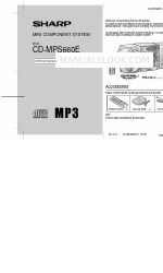 Sharp CD-MPS660E Betriebshandbuch