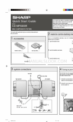 Sharp CD-MPS660E Schnellstart-Handbuch