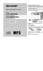 Sharp CD-MPS900 Manual de instrucciones