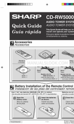 Sharp CD-RW5000 Manual rápido