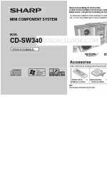 Sharp CD-SW340 Manuale operativo