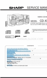 Sharp CD-XP205V 서비스 매뉴얼