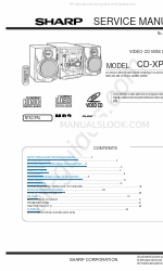 Sharp CD-XP205V 서비스 매뉴얼