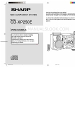 Sharp CD-XP250E Manuale operativo