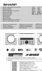 Sharp XL-LS701H 운영 매뉴얼