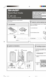 Sharp XL-MP110E Hızlı Başlangıç Kılavuzu