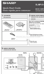 Sharp XL-MP131 Hızlı Başlangıç Kılavuzu