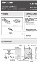 Sharp XL-MP150 Manual de início rápido