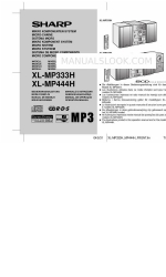 Sharp XL-MP333H Manual de instrucciones