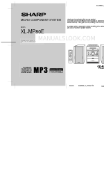 Sharp XL-MP80E Operation Manual