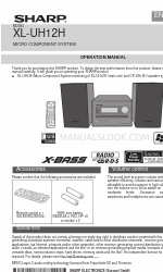 Sharp XL-UH12H Manual de instrucciones