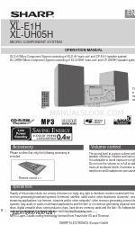 Sharp XL-UH1H Manual de operação