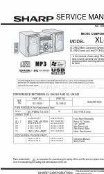 Sharp XL-UH242 서비스 매뉴얼
