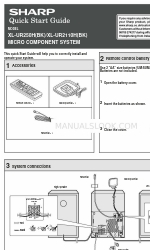 Sharp XL-UR250H(BK) Hızlı Başlangıç Kılavuzu