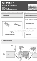 Sharp XL-UR27H Manual de início rápido