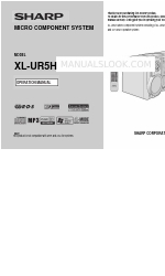 Sharp XL-UR5H Operation Manual