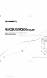 Sharp Advanced MXM565N Краткое руководство по эксплуатации
