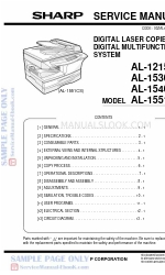 Sharp AL-1530CS Instrukcja serwisowa