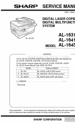 Sharp AL-1631 Manual de peças