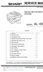 Sharp AL-1651CS Manual de servicio