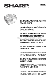 Sharp AL-2051 Handleiding starten