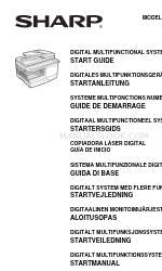 Sharp AL-2051 Handleiding starten