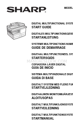 Sharp AL-2061 Handleiding starten