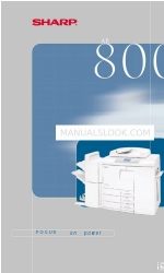 Sharp AR-800 imager Brochure & specificaties