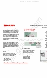 Sharp AR-M237 IMAGERs Manuel de référence rapide