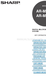 Sharp AR-M256 Panduan Operator Kunci